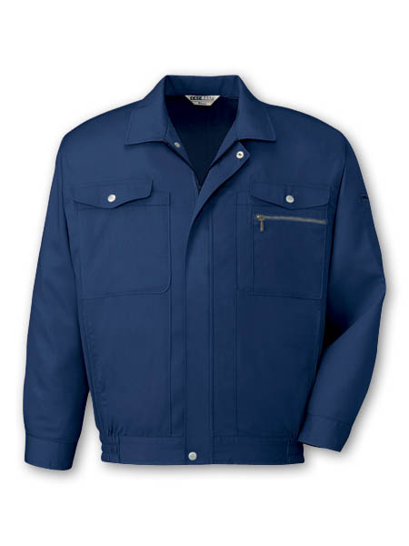 【JICHODO】 608 抗菌防臭長袖ブルゾン [春夏]