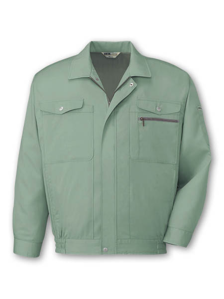 【JICHODO】 608 抗菌防臭長袖ブルゾン [春夏]