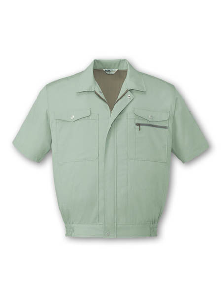 【JICHODO】 609 抗菌防臭半袖ブルゾン [春夏]