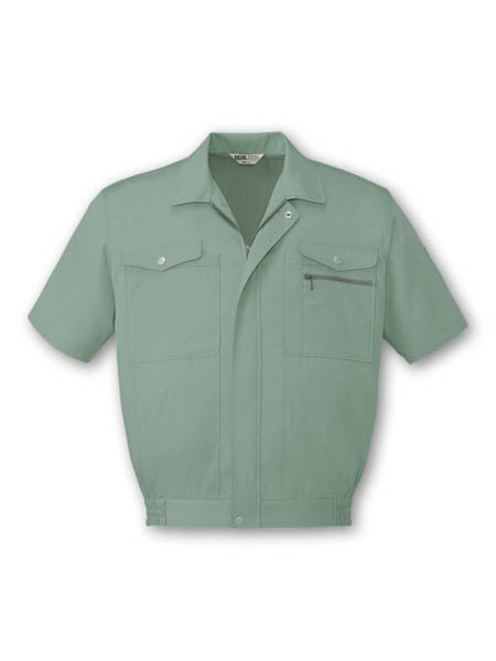 【JICHODO】 609 抗菌防臭半袖ブルゾン [春夏]