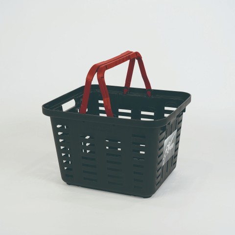 スーパーバスケット　SRB-370　黒×赤