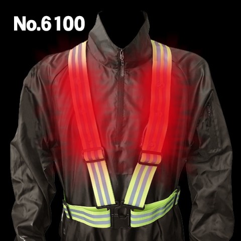 No.6100 ストレッチ安全ベルトLED