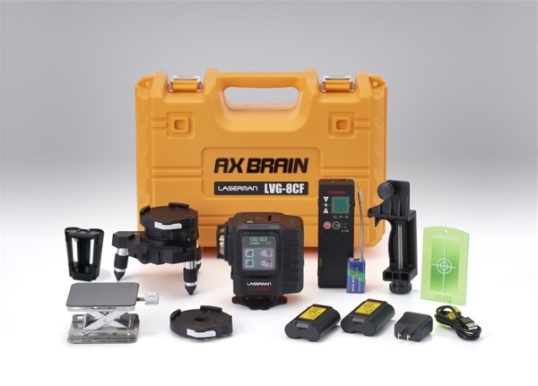 フラッシュ グリーンレーザー円錐ミラー墨出し器