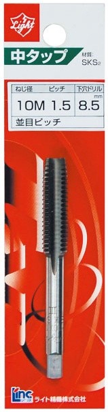 ハンドタップ（パック品）　メートルネジ（M）角度60°