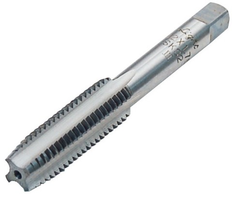 ハンドタップ（特殊サイズ）メートルネジ（M)角度60°・㊧メートルネジ（M)角度60°