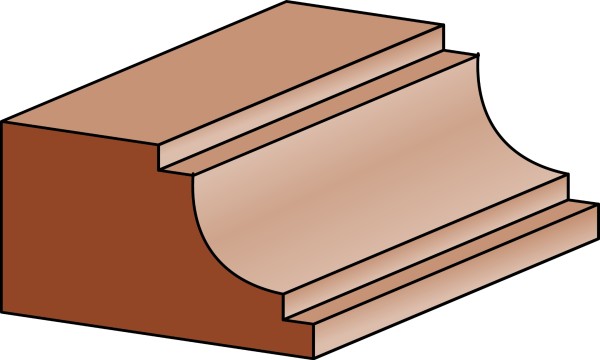 両段サジ面（コロ付）