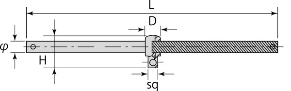 9.5/12.7sq　スライディングTハンドル