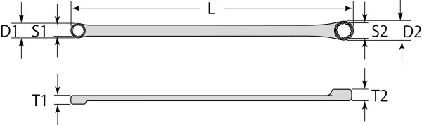 超ロングメガネレンチ（12角）