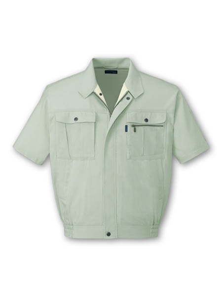 【JICHODO】 46010 形態安定半袖ブルゾン [春夏]