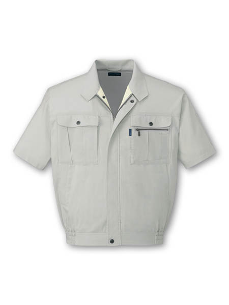 【JICHODO】 46010 形態安定半袖ブルゾン [春夏]