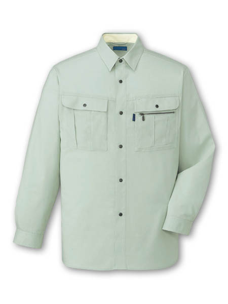 【JICHODO】 46004 形態安定長袖シャツ [春夏]