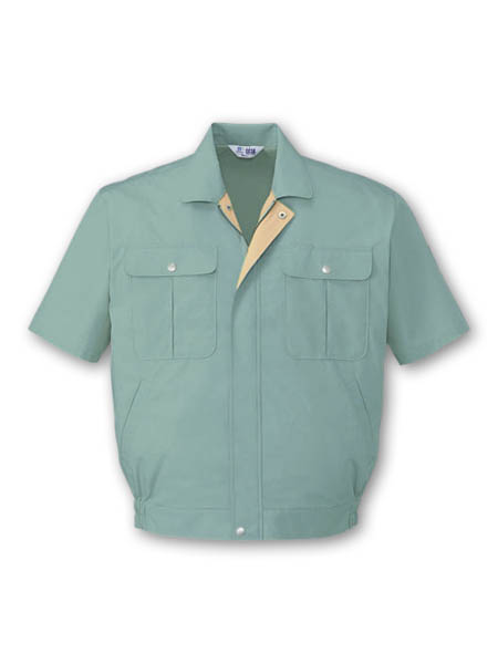 【JICHODO】 34010 形態安定半袖ブルゾン [春夏]