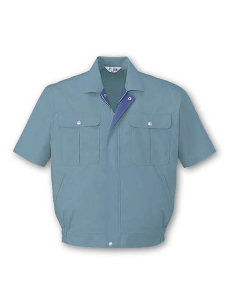 【JICHODO】 34010 形態安定半袖ブルゾン [春夏]