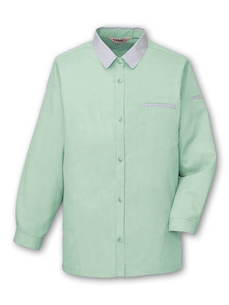 【JICHODO】 45305 製品制電清涼レディース長袖シャツ [春夏]