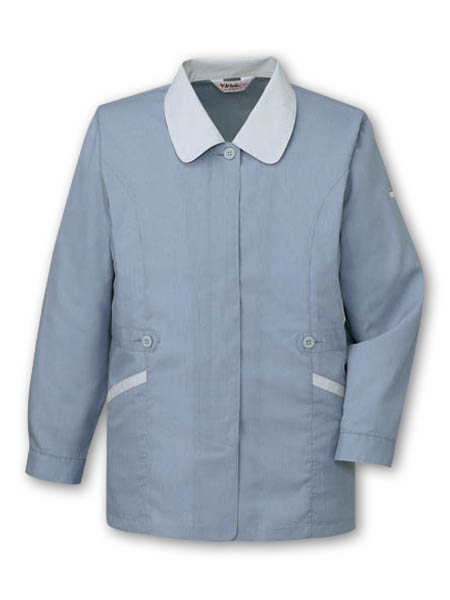 【JICHODO】 45325 製品制電清涼レディース長袖スモック [春夏]