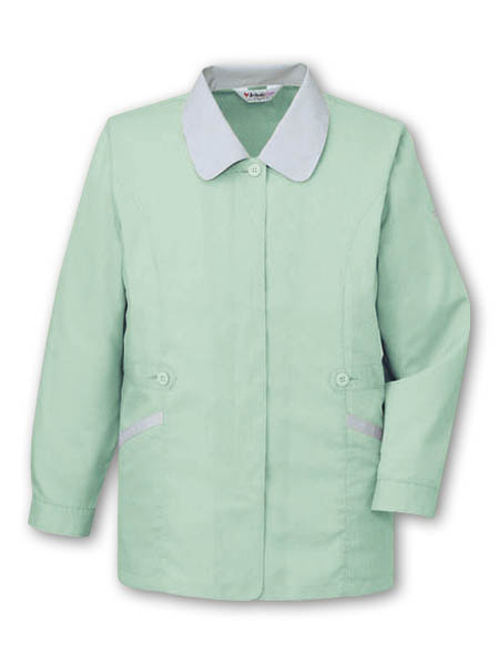 【JICHODO】 45325 製品制電清涼レディース長袖スモック [春夏]