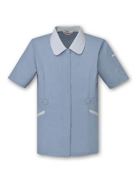 【JICHODO】 45335 製品制電清涼レディース半袖スモック [春夏]