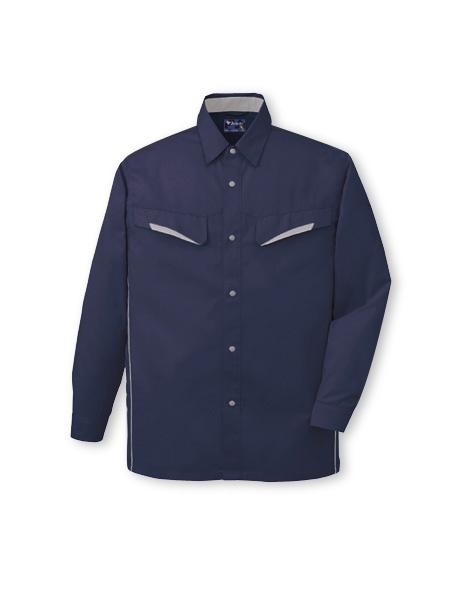 【JICHODO】 85504 製品制電長袖シャツ [春夏]