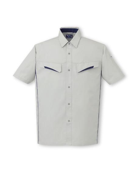 【JICHODO】 85514 製品制電半袖シャツ [春夏]