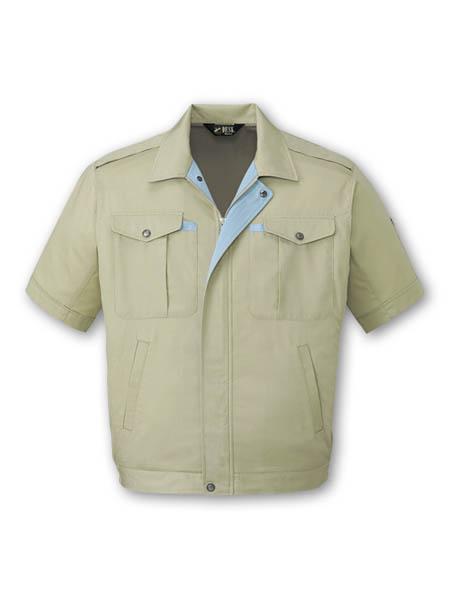 【JICHODO】 404 ノンプル半袖ブルゾン [春夏]