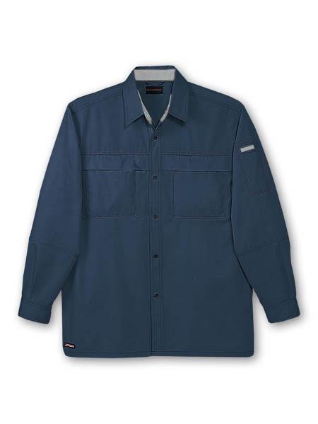 【JICHODO】 46704 抗菌防臭長袖シャツ [春夏]