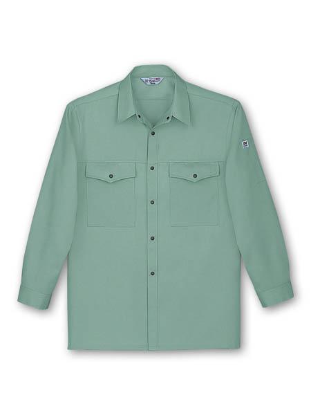 【JICHODO】 1765 製品制電ストレッチ長袖シャツ [春夏]