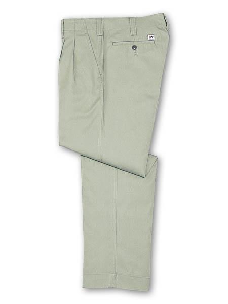 【JICHODO】 1745 製品制電ストレッチツータックパンツ [春夏]