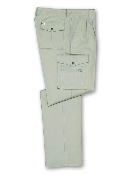 【JICHODO】 1746 製品制電ストレッチツータックカーゴパンツ [春夏]