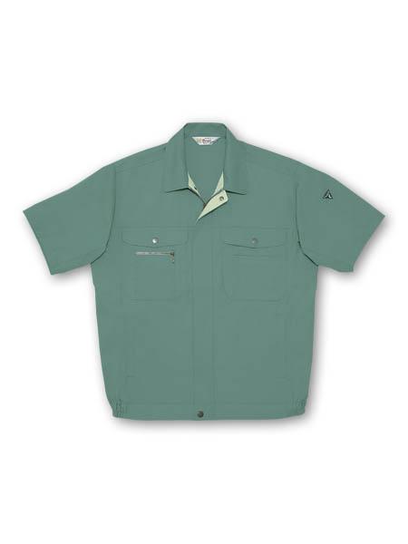 【JICHODO】 14010 ノンプル半袖ブルゾン [春夏]