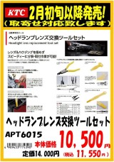 KTC ヘッドランプレンズ交換ツール